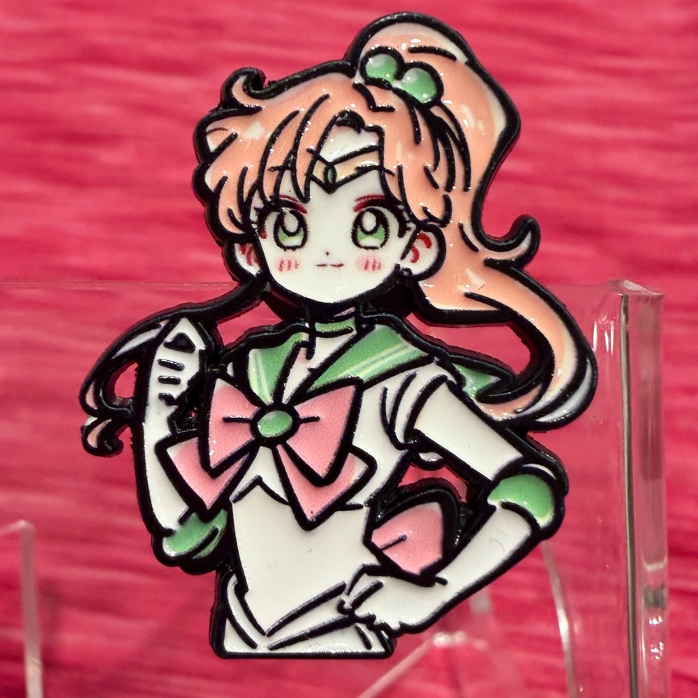 Sailor Jupiter kawaii enamel pin